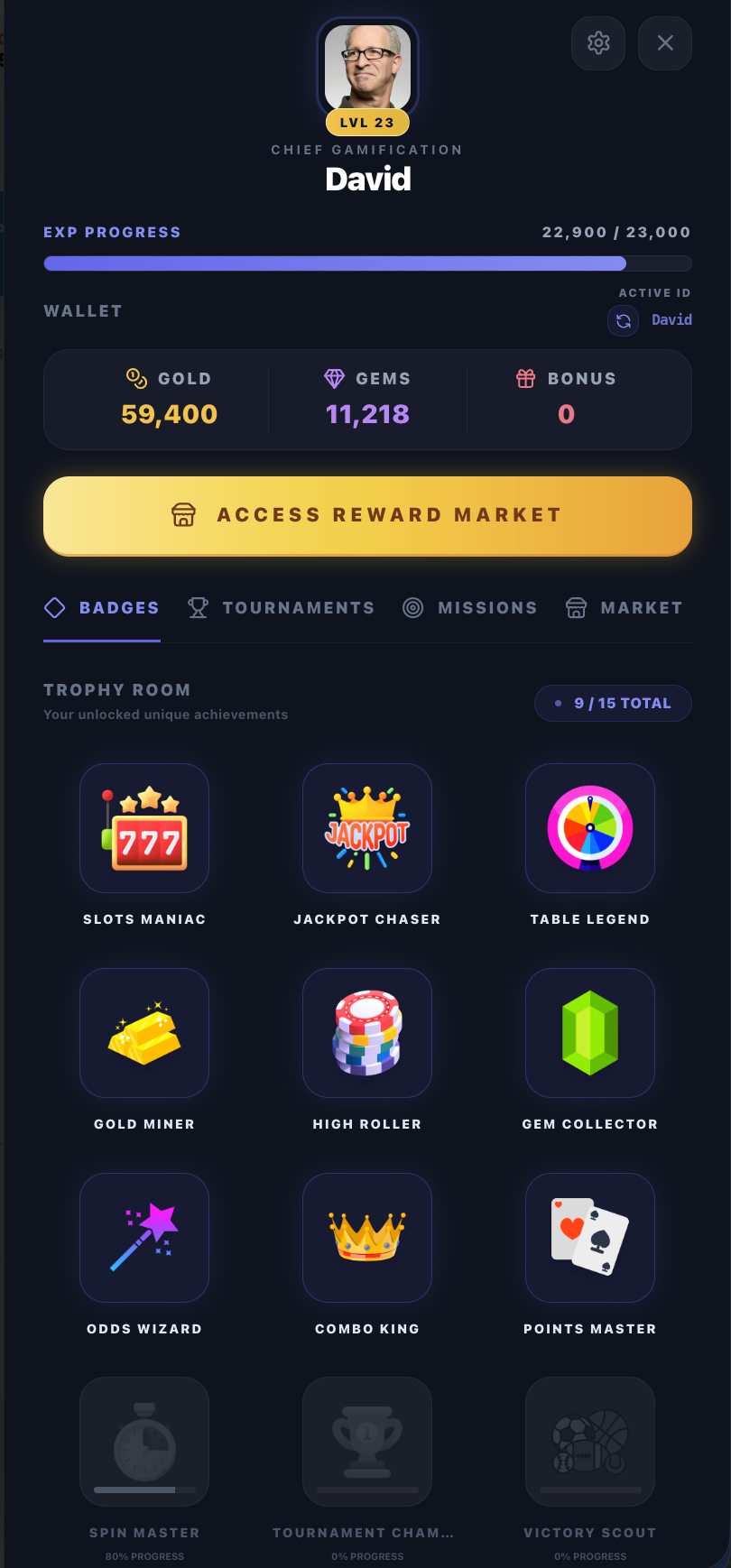 Player Hub — Full Experience