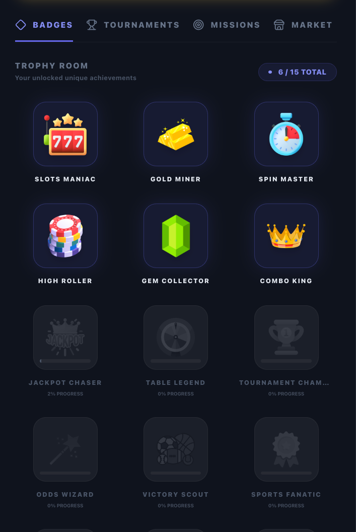 Player Badge Collection